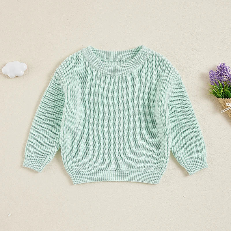Cool colored knitted sweaters