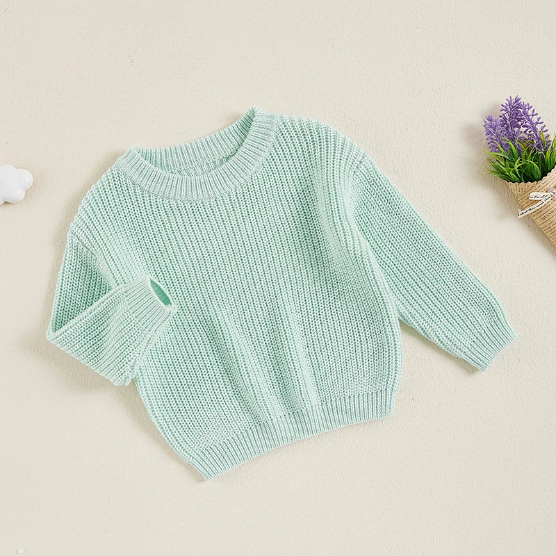 Cool colored knitted sweaters
