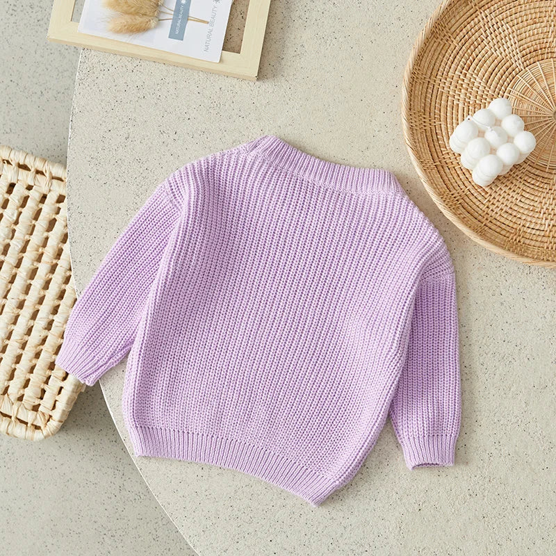 Cool colored knitted sweaters