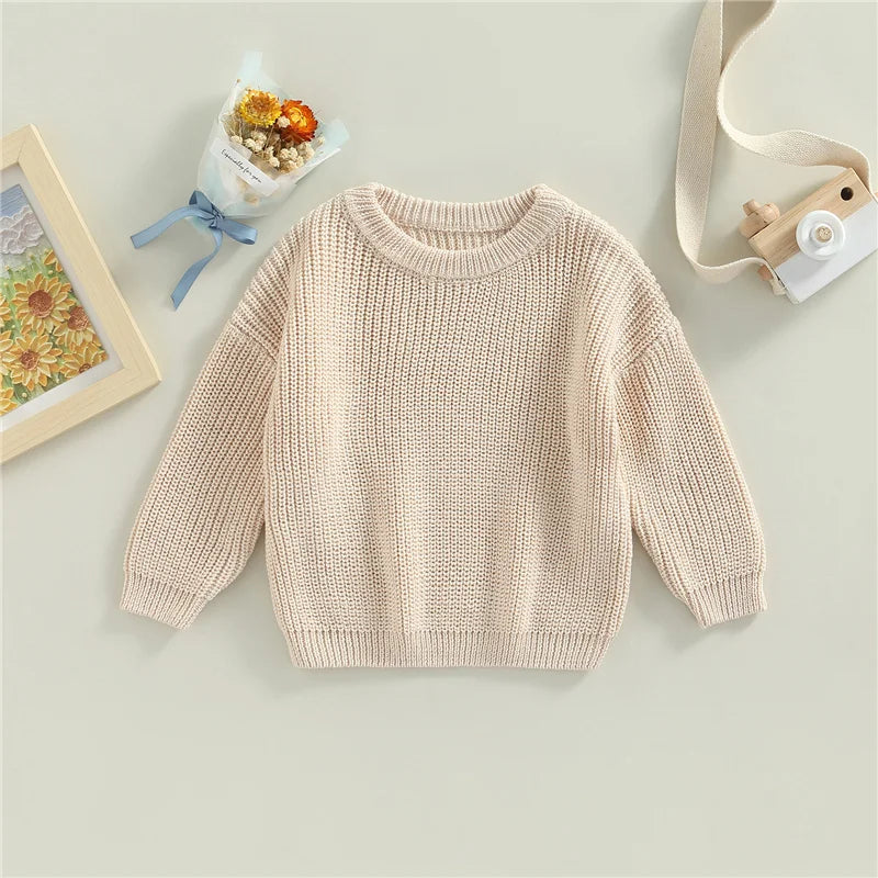 Cool colored knitted sweaters