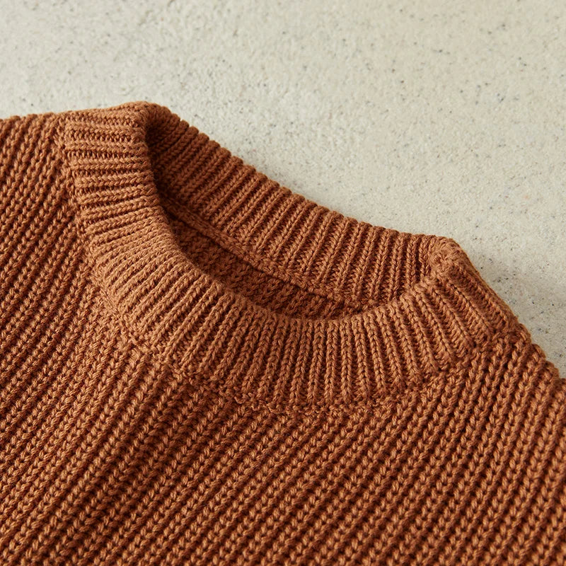 Cool colored knitted sweaters