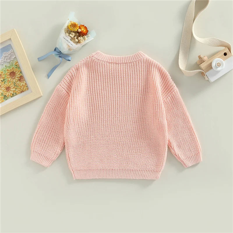 Cool colored knitted sweaters