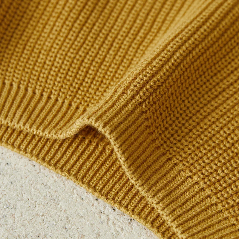 Cool colored knitted sweaters