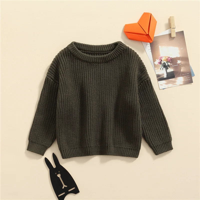 Cool colored knitted sweaters