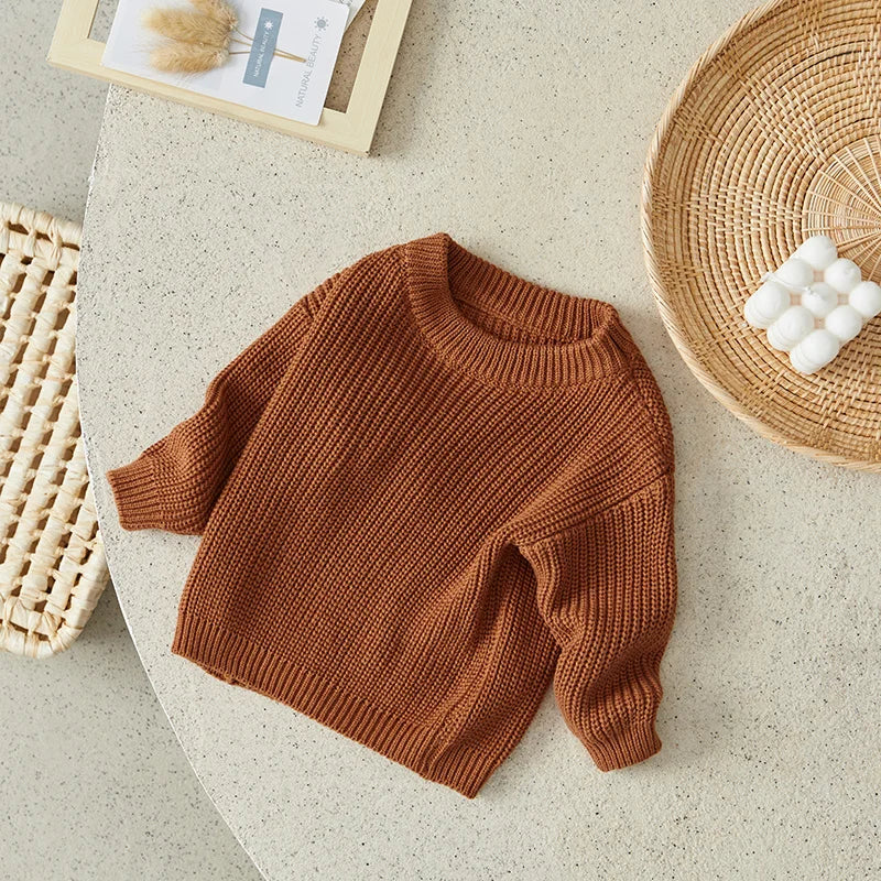 Cool colored knitted sweaters