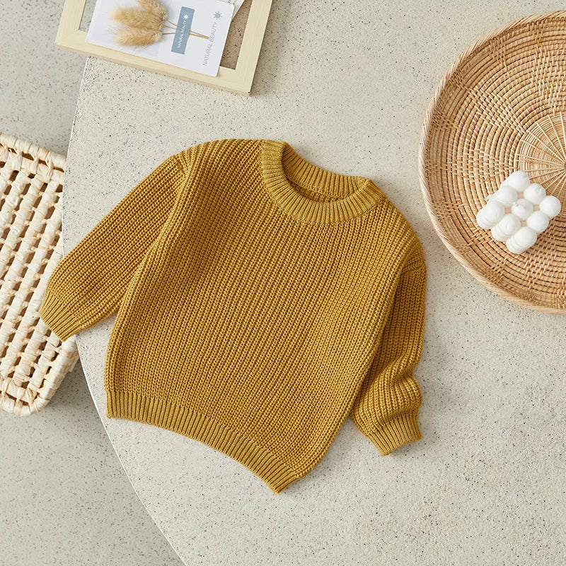 Cool colored knitted sweaters