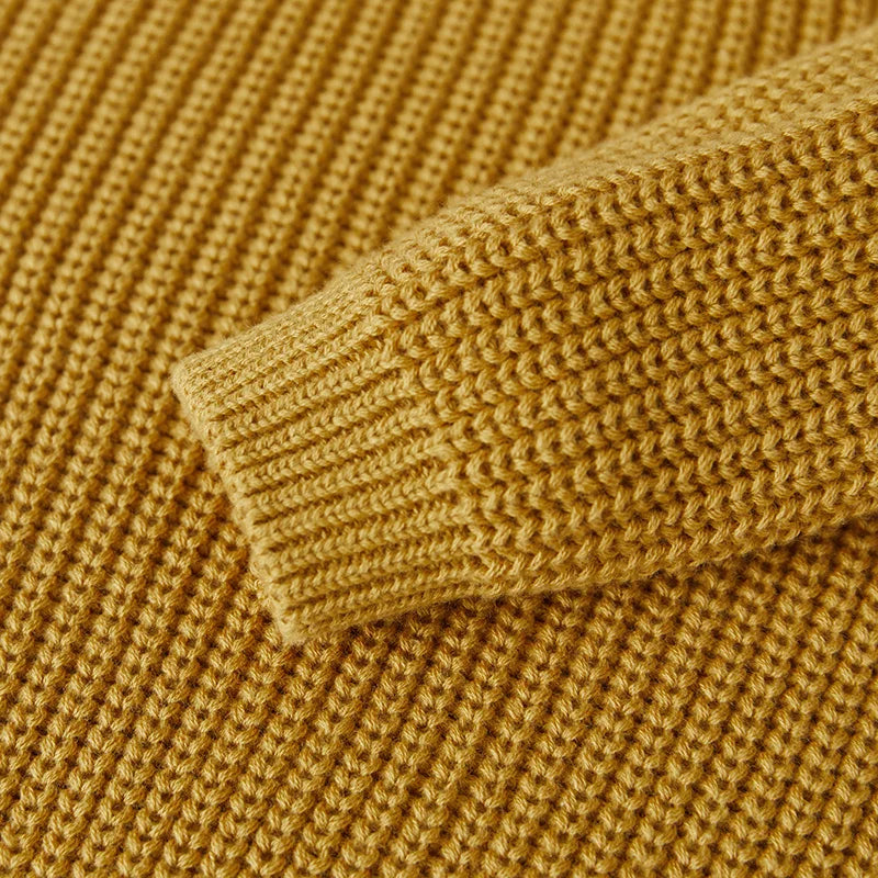 Cool colored knitted sweaters