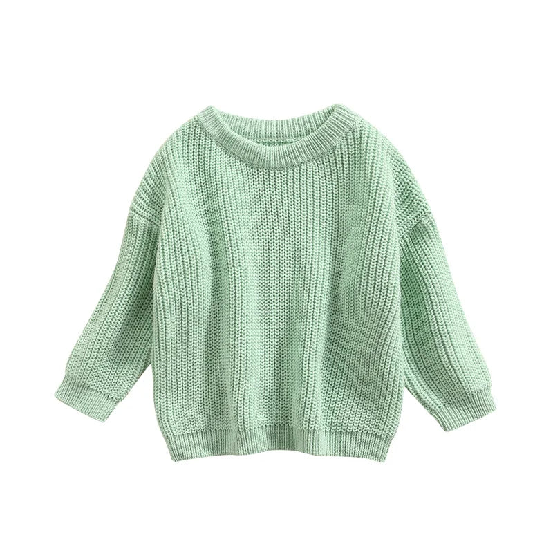 Cool colored knitted sweaters