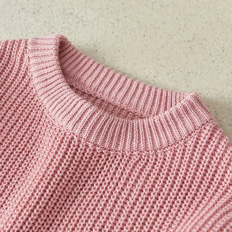 Cool colored knitted sweaters