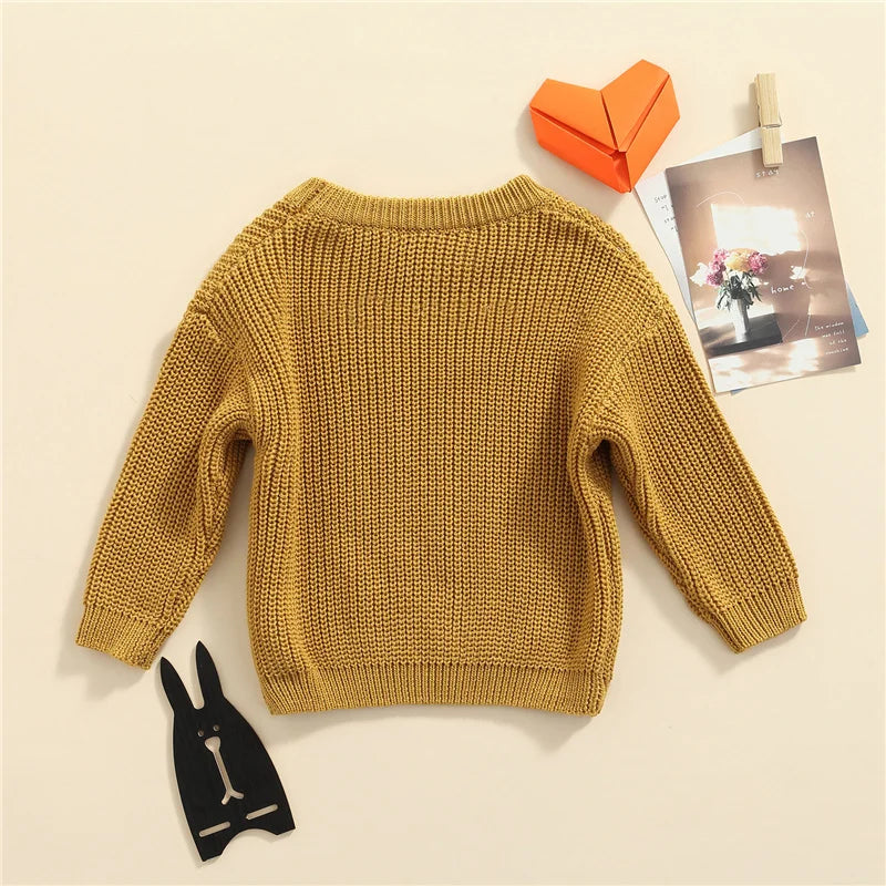 Cool colored knitted sweaters