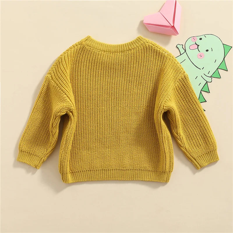 Neutral colored knitted sweaters