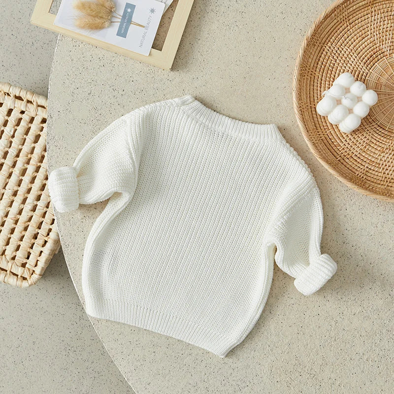 Cool colored knitted sweaters