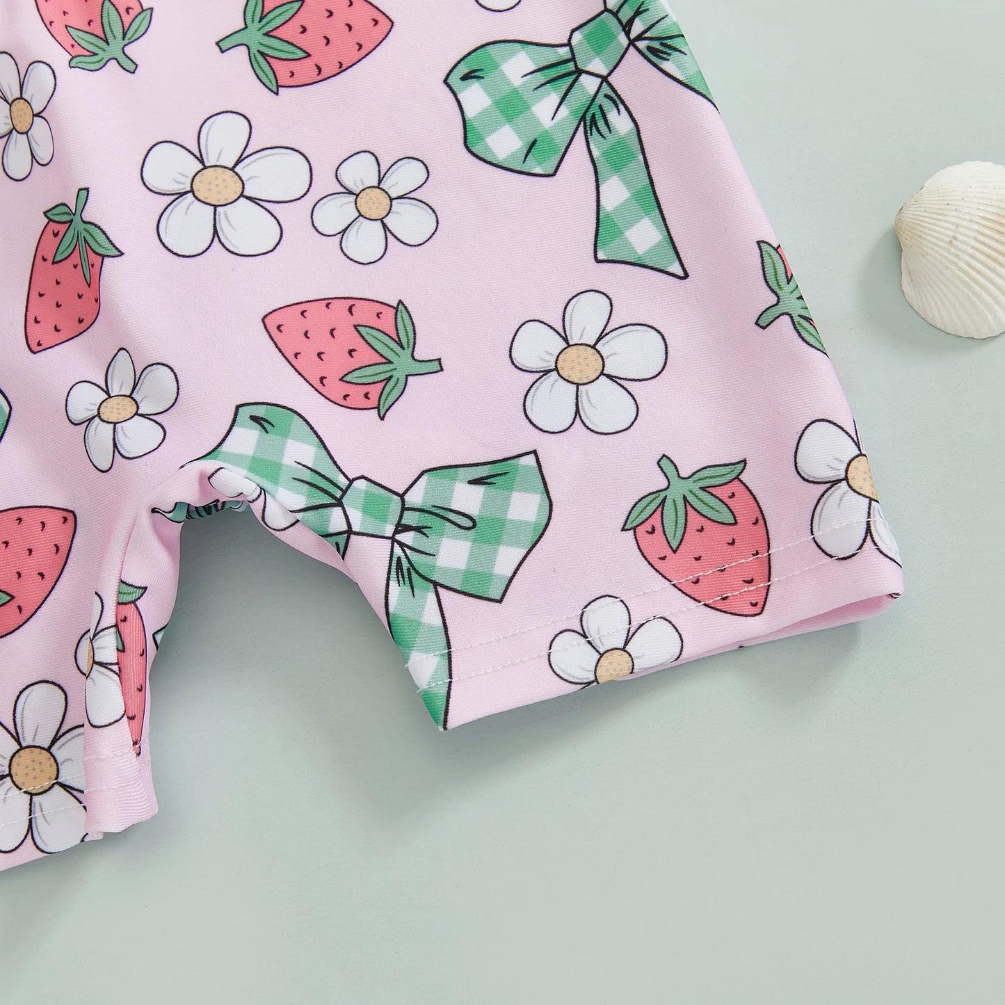 Strawberry garden swim suit