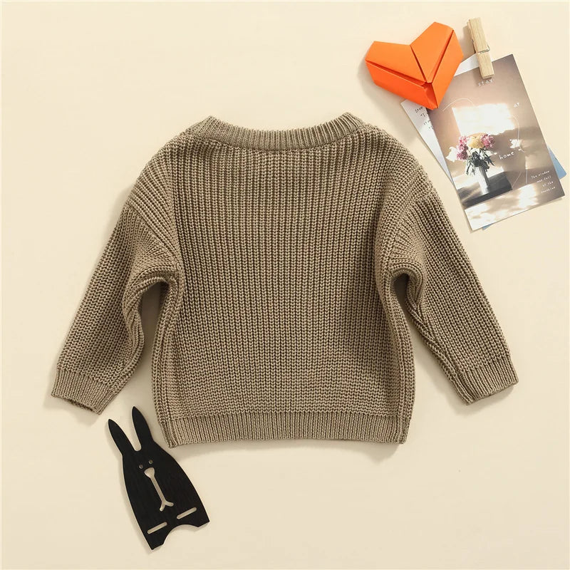 Cool colored knitted sweaters