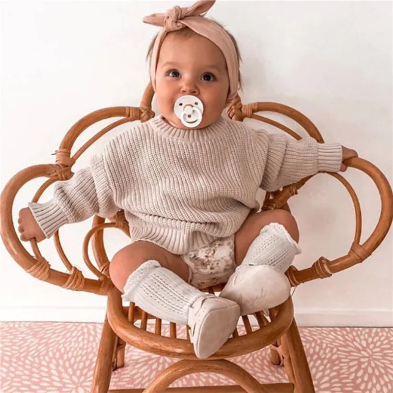Cool colored knitted sweaters