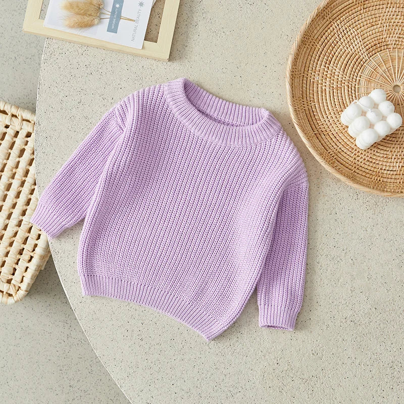 Cool colored knitted sweaters