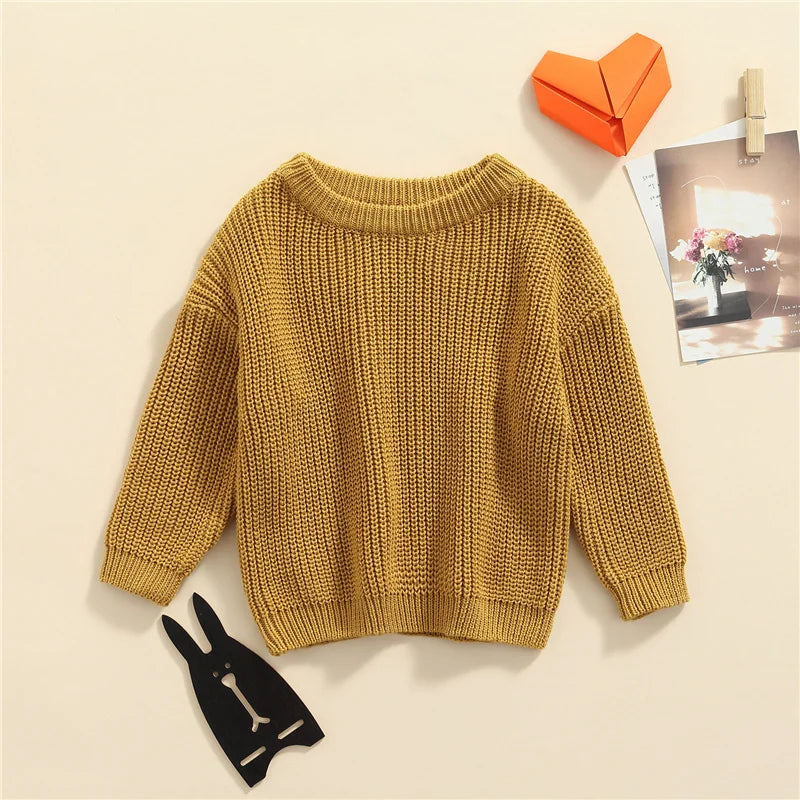 Cool colored knitted sweaters