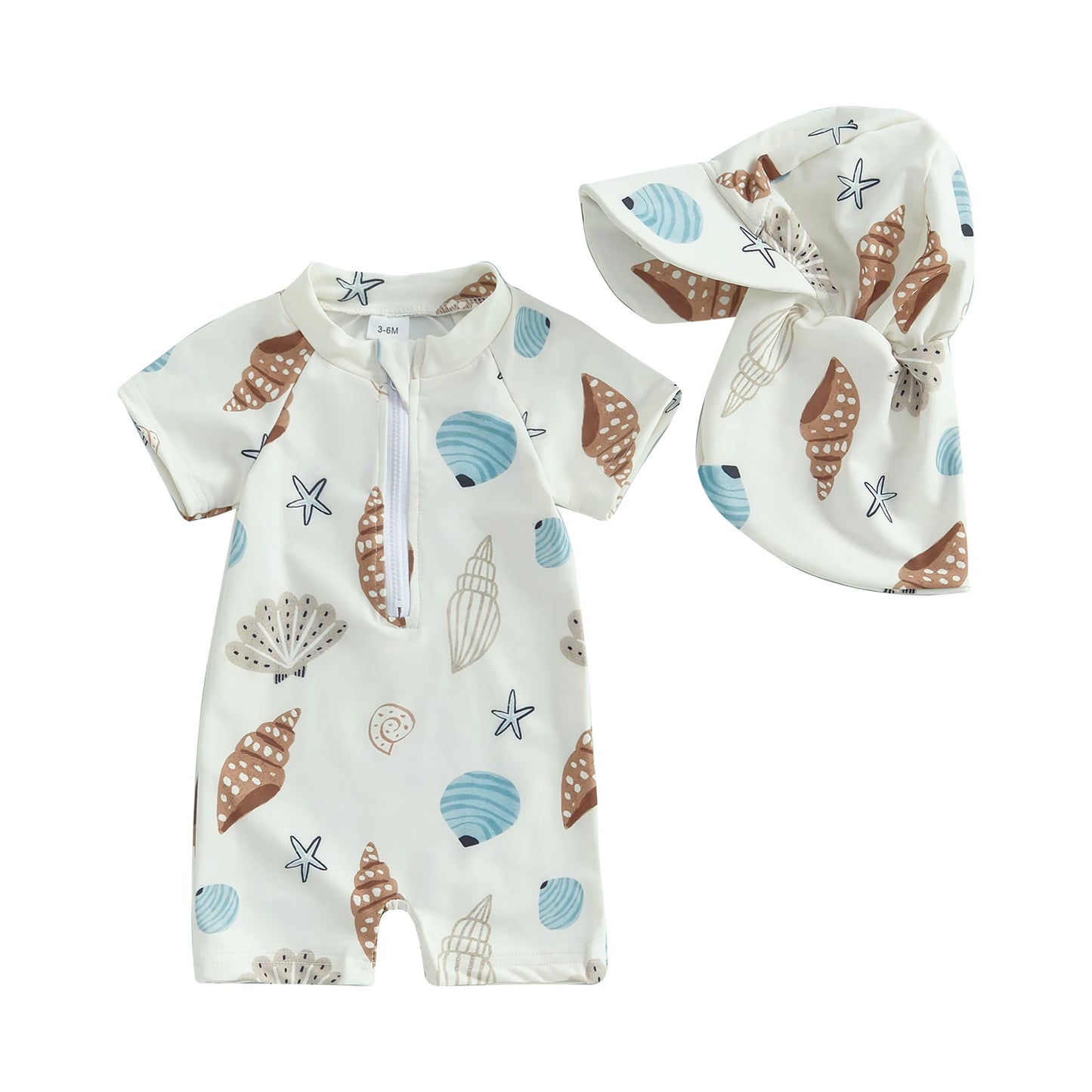 Sea shell swimsuit