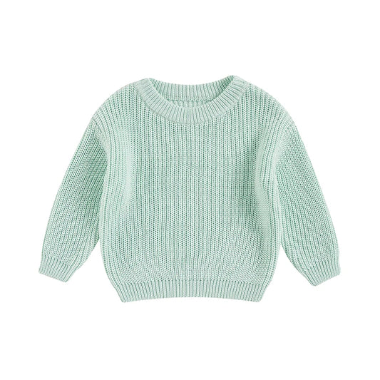 Cool colored knitted sweaters