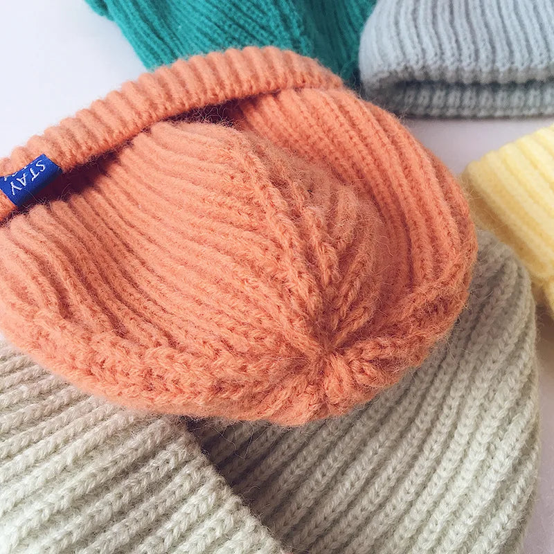 Stay real beanie -Orange-