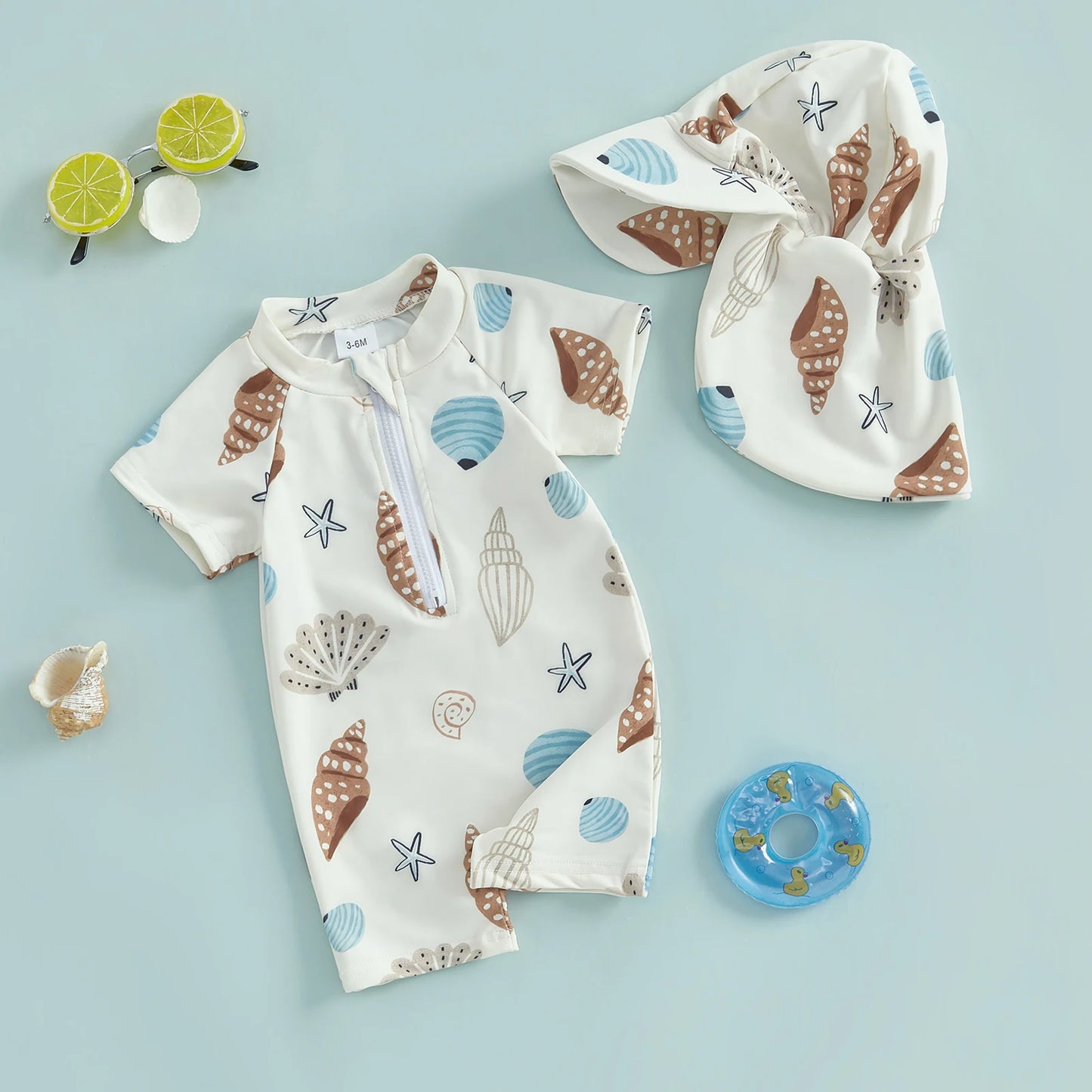 Sea shell swimsuit