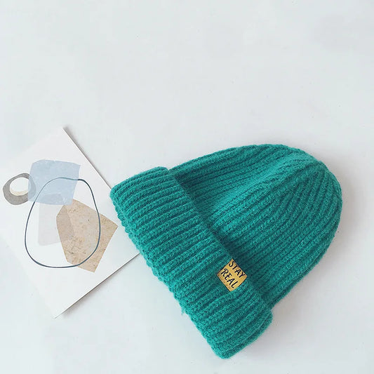 Stay real beanie -Green-