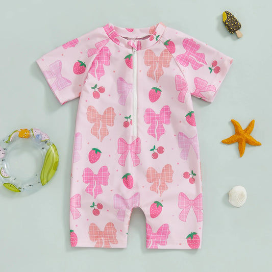 Berry sweet swim suit