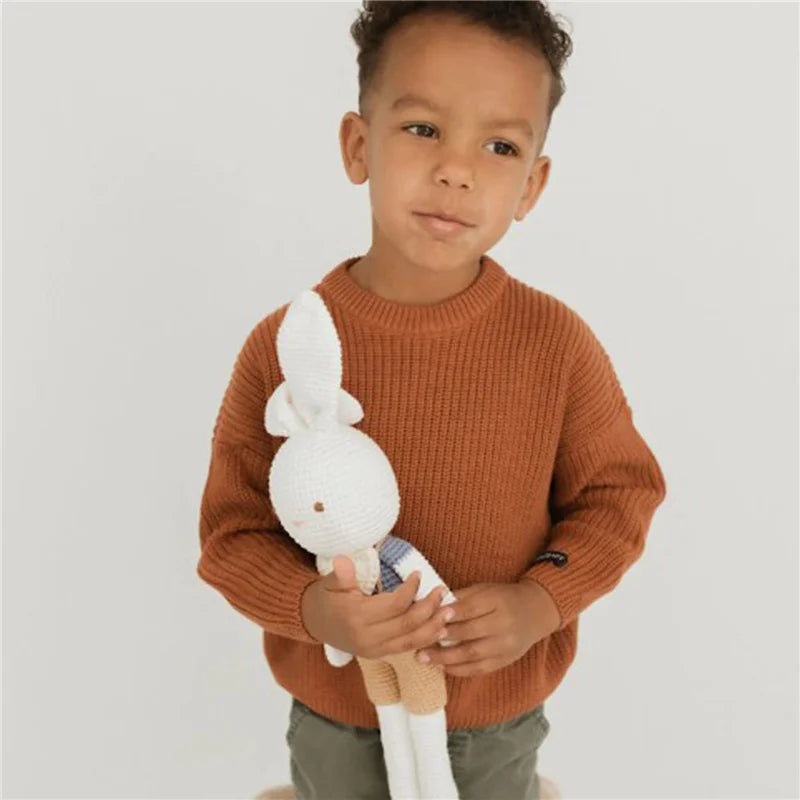 Cool colored knitted sweaters