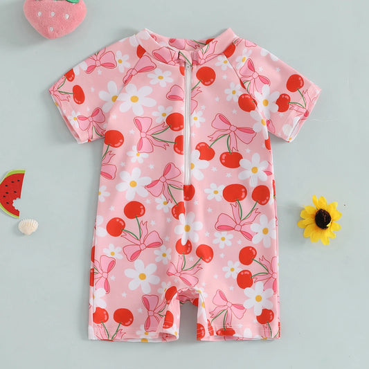 Cherry Bloom swim suit